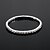 cheap Bracelets-Clear Tennis Alloy Bracelet Jewelry Silver For Wedding Party Gift