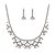 זול סטים של תכשיטים-Gorgeous Two Piece Ladies Pearl Necklace and Earrings Jewelry Set (50 cm)