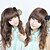 cheap Lolita Wigs-Lolita Wig Inspired by Zipper Curly Chocolate Mixed Color 60cm Casual
