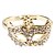 お買い得  ファッションリング-指輪 日常 ジュエリー 合金 女性 バンドリング 1個,8 ゴールデン シルバー