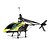 abordables Helicópteros RadioControl-2,4 G de cuatro canales RC mono-rotor LCD de control remoto helicóptero de juguete