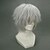 abordables Perruques Halloween-Hunter X Hunter Killua Zaoldyeck Perruques de Cosplay Homme 12 pouce Fibre résistante à la chaleur Perruque Anime