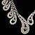 cheap Jewelry Sets-Gorgeous Rhinestones Wedding Bridal Necklace, Earrings Jewelry Set