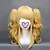 cheap Carnival Wigs-Black Butler Elizabeth Cosplay Wigs Women&#039;s 16 inch Heat Resistant Fiber Golden Anime