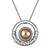 cheap Necklaces-Coffee White Gray Alloy White Gray Coffee Necklace Jewelry For Anniversary Birthday Gift Causal Daily