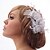 abordables Casque de Mariage-Belle filé en cristal avec le cristal de mariage / mariée de fleur de coiffe