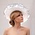 tanie Nakrycie Głowy Weselne-Piękne Organza / Satin Wedding Bride z błyszczącej Hat