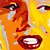 preiswerte Gemälde mit Menschen-handgemalten Ölgemälde von marklyn monroe mit gestreckten Rahmen