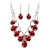 cheap Jewelry Sets-Luxurious Rhinestone Ladies&#039; Jewelry Set Including Necklace And Earrings