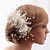 זול כיסוי ראש לחתונה-נשים / נערת פרחים סאטן / קריסטל / טול / דמוי פנינה / בד כיסוי ראש-חתונה / אירוע מיוחד / קז&#039;ואל / משרד וקריירה / חוץ מסרקי שיער / פרחים