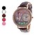 cheap Fashion Watches-Women&#039;s Wrist Watch Quartz Black / White / Red Hot Sale Analog Ladies Casual Word Watch - Rose Brown Red