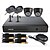 cheap DVR Kits-4 Channel One-Touch Online CCTV DVR System(2 Outdoor Waterproof Camera&amp; 2 Indoor Dome Camera)