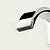 billige Baderomskraner-Baderom Sink Tappekran - Veggmontering / Foss Krom Vægmonteret To Huller / Enkelt håndtak To HullerBath Taps