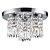 billige Taklys og vifter-180W Luksuriøs Flush Mount Light med 3 Lys og Crystal Beaded Anheng