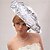 tanie Nakrycie Głowy Weselne-Piękne Organza / Satin Wedding Bride z błyszczącej Hat