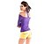 cheap Women&#039;s Tops-Purple Sexy Off-the-shoulder Halter Top(Length:48cm Bust:86-102cm  Waist:58-79cm)