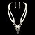 abordables Parures de Bijoux-Alliage magnifique avec Bijoux perle d&#039;imitation femmes ensemble comprenant collier, boucles d&#039;oreilles