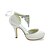 olcso Női cipők-Női Tavasz / Nyár / Ősz Tűsarok D&#039;Orsay és kétrészes Boka pántos Esküvő Strasszkő Szatén / Streccs szatén Fehér / Fekete / Piros