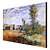 cheap Famous Paintings-Famous Oil Painting Landscape at Vetheuil by Claude Monet