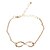 cheap Bracelets-Women&#039;s Charm Bracelet Vintage Bracelet Double Infinity Ladies Simple Style Inspirational Synthetic Gemstones Bracelet Jewelry Gold / Silver / Black For Daily Casual