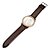 cheap Watches-PU Round Quartz Movement with Crystal Women&#039;s Watch(More Colors)