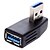 billige USB-kabler-USB 3.0 90-graders til venstre adapter