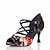 ieftine Pantofi Dans Latin-Pentru femei Pantofi Dans Latin / Sală Dans Satin Sandale Cataramă Toc Personalizat Personalizabili Pantofi de dans / Piele de Căprioară