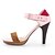 billige Højhælede sko til kvinder-Chic kunstlæder Stiletto Heel sandaler med Split Joint fest / aften sko (flere farver)
