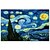billige Malerier-Starry Night c1889 af Vincent Van Gogh Famous Lærredstryk på blindramme