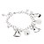 billige Mode Armbånd-Dame Charm-armbånd Kærlighed Glas Hjerteformet Kærlighed Smykker For Bryllup