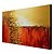 voordelige Olieverfschilderijen-Hang-geschilderd olieverfschilderij Handgeschilderde - Abstract Klassiek Inclusief Inner Frame / Uitgerekt canvas