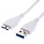 voordelige USB-kabels-USB 03:00 naar Micro USB White kabel voor printer, mobiele apparaten (1 m)