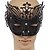 cheap Accessories-Black PVC Party Queen Masquerade Mask