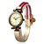 Недорогие Женские часы-Жен. Модные часы Черный / Белый / Красный Наручные часы - Черный Красный Пурпурный
