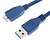 levne Kabely-USB 3.0 AM MINI 10P Muž kulatý kabel (1 m, Modrá)