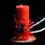 billige Enighedslys-farverige stearinlys med bowknot koral bryllup bryllup ceremoni smukke