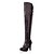 cheap Women&#039;s Shoes-Chic Leatherette Stiletto Heel Over The Knee Boots With Zipper Party / Evening Shoes (More Colors)
