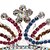 voordelige Bruiloft Zendspoel-mooie cz zirconia bruiloft bloemenmeisje tiara / hoofddeksel meer kleuren beschikbaar