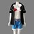 billige Anime-kostumer-Inspireret af Blå Eksorcist Shura Kirigakure Anime Cosplay Kostumer Cosplay Kostumer Patchwork Langærmet Frakke / BH / Bælte Til Dame