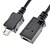 halpa Kabelführungselemente-Micro USB Male to Mini USB Female Adapter Cable 0.1M