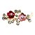 cheap Pins and Brooches-Gorgeous Alloy Crystal Flower Women&#039;s Brooch