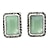 abordables Boucle d&#039;Oreille-Boucles d&#039;oreille goujon Bijoux Femme Quotidien Alliage Vert clair