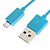 billige USB-kabler-USB A han til Micro USB han kabel, Blå (1M)