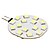 billige Elpærer-LED-lamper med G-sokkel 210 lm G4 15 LED Perler SMD 5050 Naturlig hvid 12 V