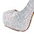 cheap Women&#039;s Heels-Spring Summer Fall Platform Wedding Stiletto Heel Platform Rhinestone Multi-color