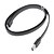 levne Kabely-24 28 AWG Super High Speed ​​USB 3.0 AM Micro-B kulatý kabel (černý, 1 m)