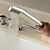 billige Badekarsarmaturer-Badekarshaner - Moderne Krom Romersk Kar Keramik Ventil Bath Shower Mixer Taps / Messing / Tre Håndtag fem huller