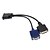 Недорогие USB кабели-DB-25 +5 до VGA, DVI м / ж кабель (0,1 м)