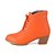 cheap Women&#039;s Boots-Women&#039;s Spring Fall Winter Fashion Boots Leatherette Casual Chunky Heel Lace-up Brown Black Brown Beige Orange