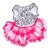 abordables Vêtements pour chiens-Chien Robe Vêtements pour Chien Rose Costume Térylène Cœur Mode XS S M L XL